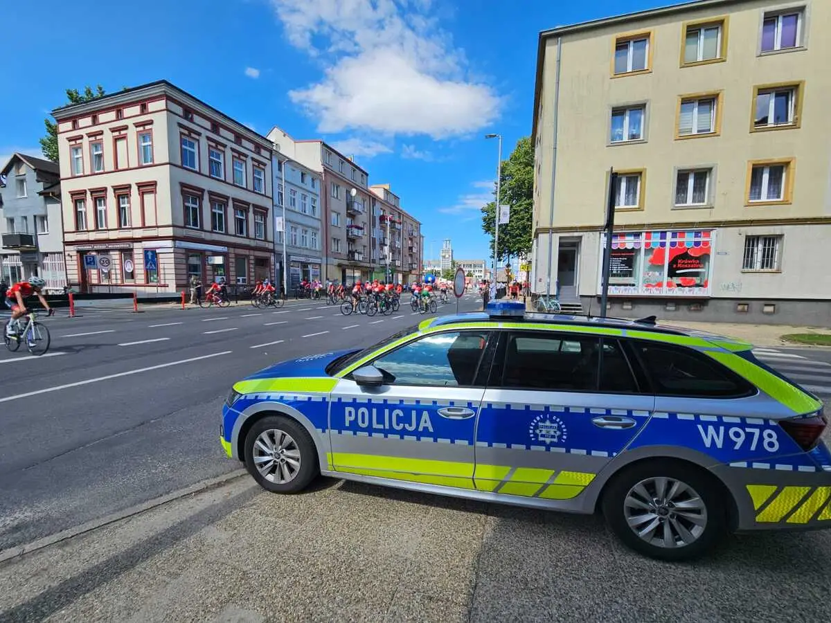 Policja w Wałczu zabezpiecza 86. Wyścig Dookoła Polski – Tour de Pologne 2026